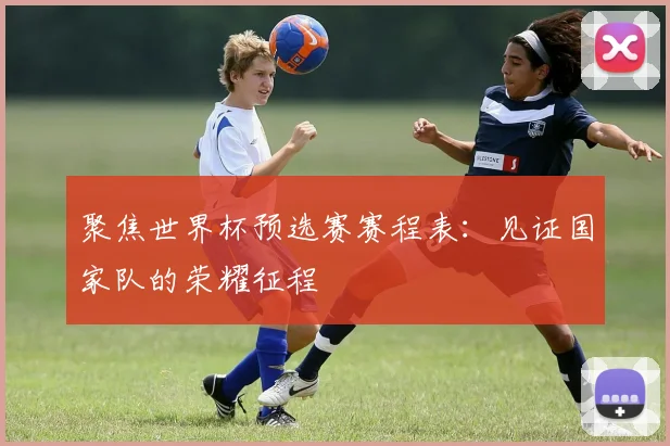 聚焦世界杯预选赛赛程表：见证国家队的荣耀征程