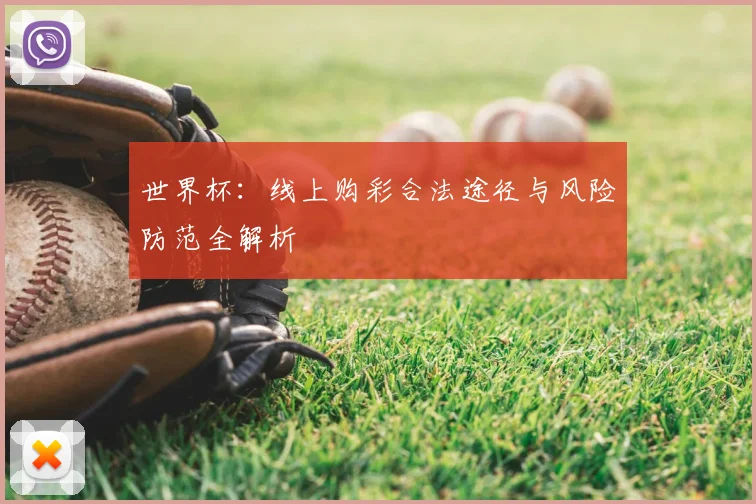 世界杯：线上购彩合法途径与风险防范全解析